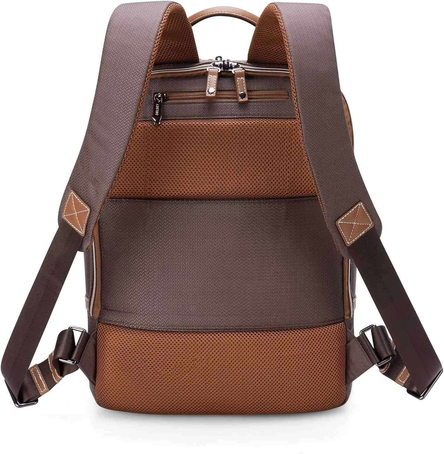 DELSEY PARIS Chatelet Air 2.0 Hardside Luggage with Spinner Wheels, Chocolate Brown, 2 Piece Set, (20/Backpack)