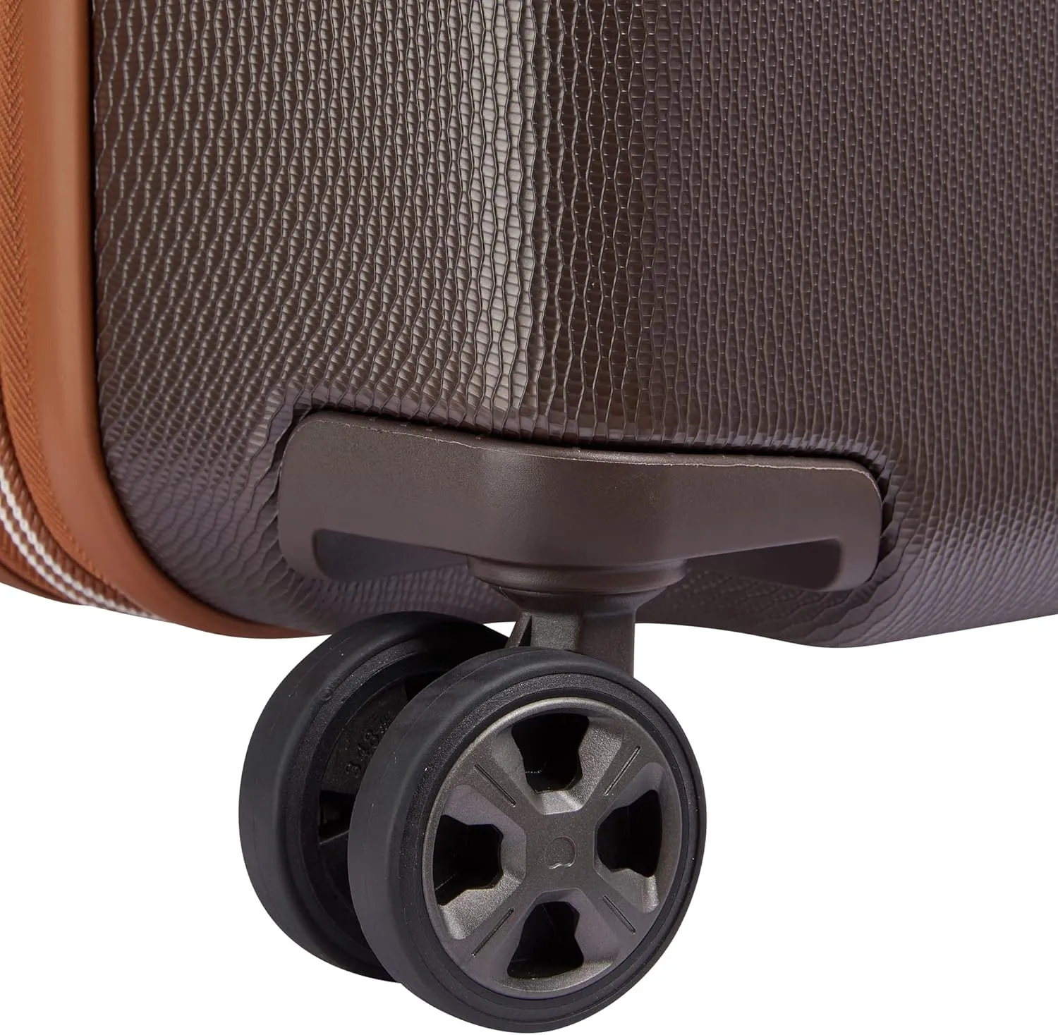 DELSEY PARIS Chatelet Air 2.0 Hardside Luggage with Spinner Wheels, Chocolate Brown, 3 Piece Set (20/28/Crossbody)
