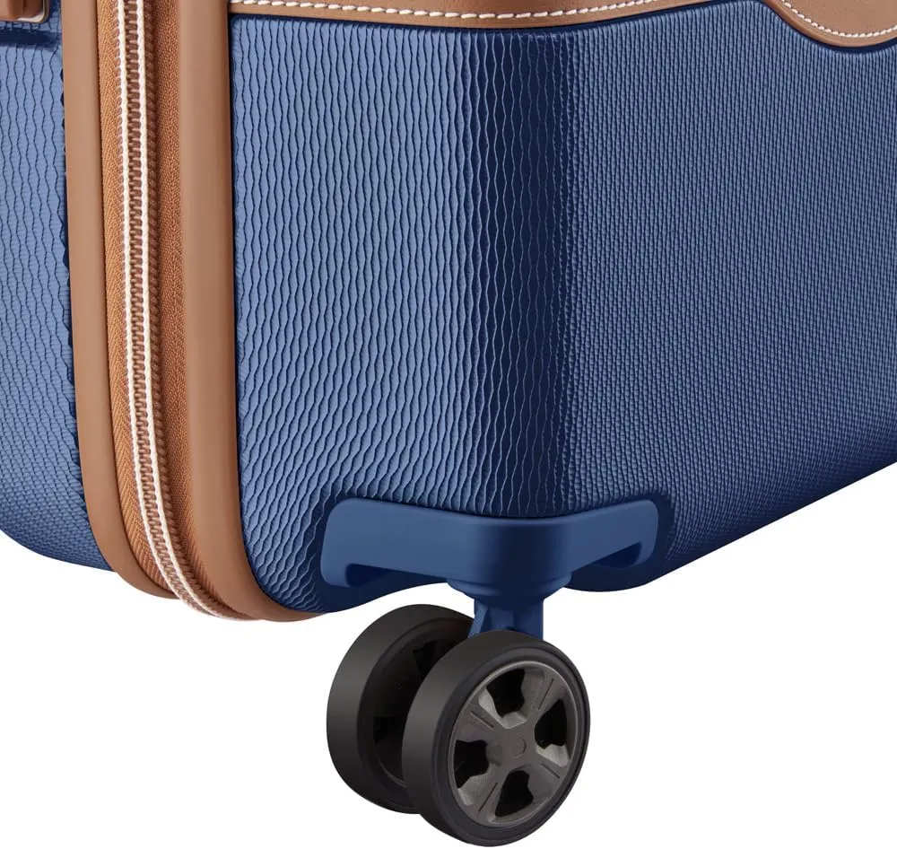 DELSEY PARIS Chatelet Air 2.0 Hardside Luggage with Spinner Wheels, Navy Blue, Carry on 20 Inch