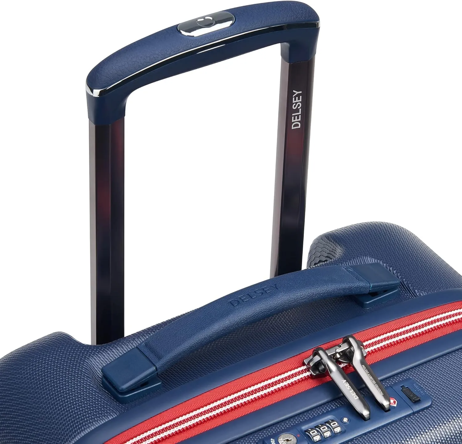 DELSEY PARIS Chatelet Air 2.0 Hardside Luggage with Spinner Wheels, Navy, Carry on 20 Inch