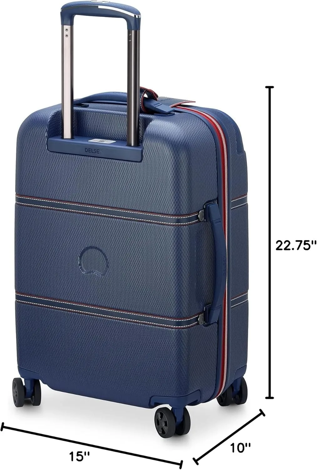 DELSEY PARIS Chatelet Air 2.0 Hardside Luggage with Spinner Wheels, Navy, Carry on 20 Inch