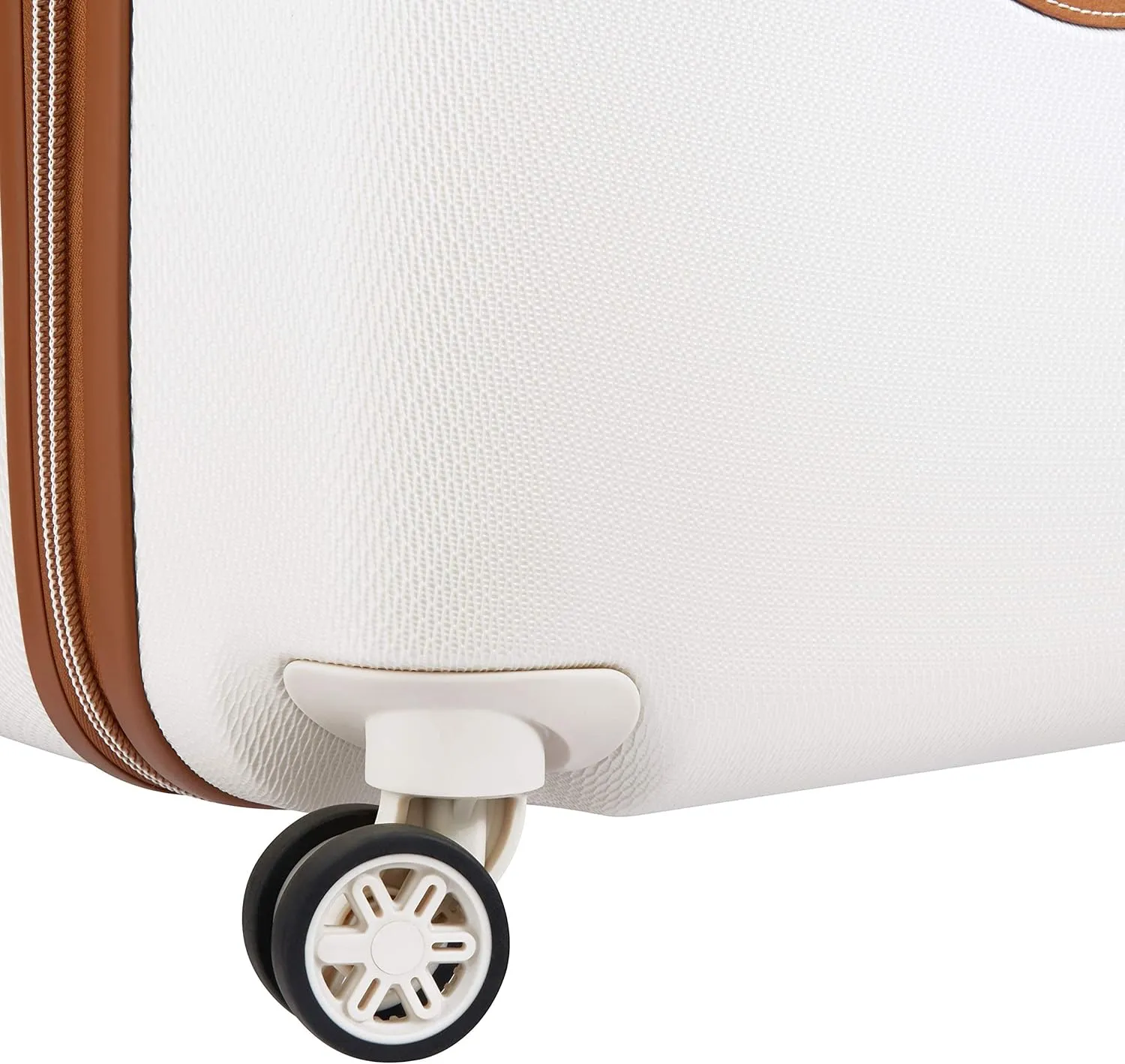 DELSEY PARIS Chatelet Air Hardside Luggage, Spinner Wheels, Champagne White, Checked-Large 28 Inch