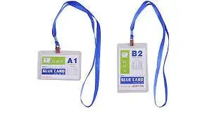Digismart Glue Cards ( Pack of 50 Pcs) Clear  ID Card Name Badge Holder Waterproof for Offices, Schools, Conferences, Seminars