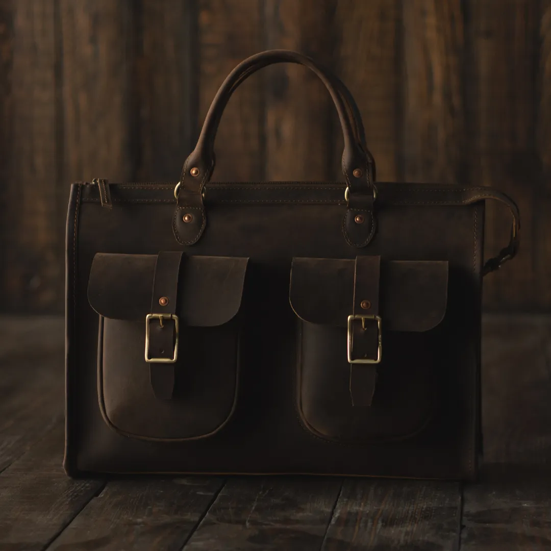 Diplomat Briefcase (Vintage Brown)