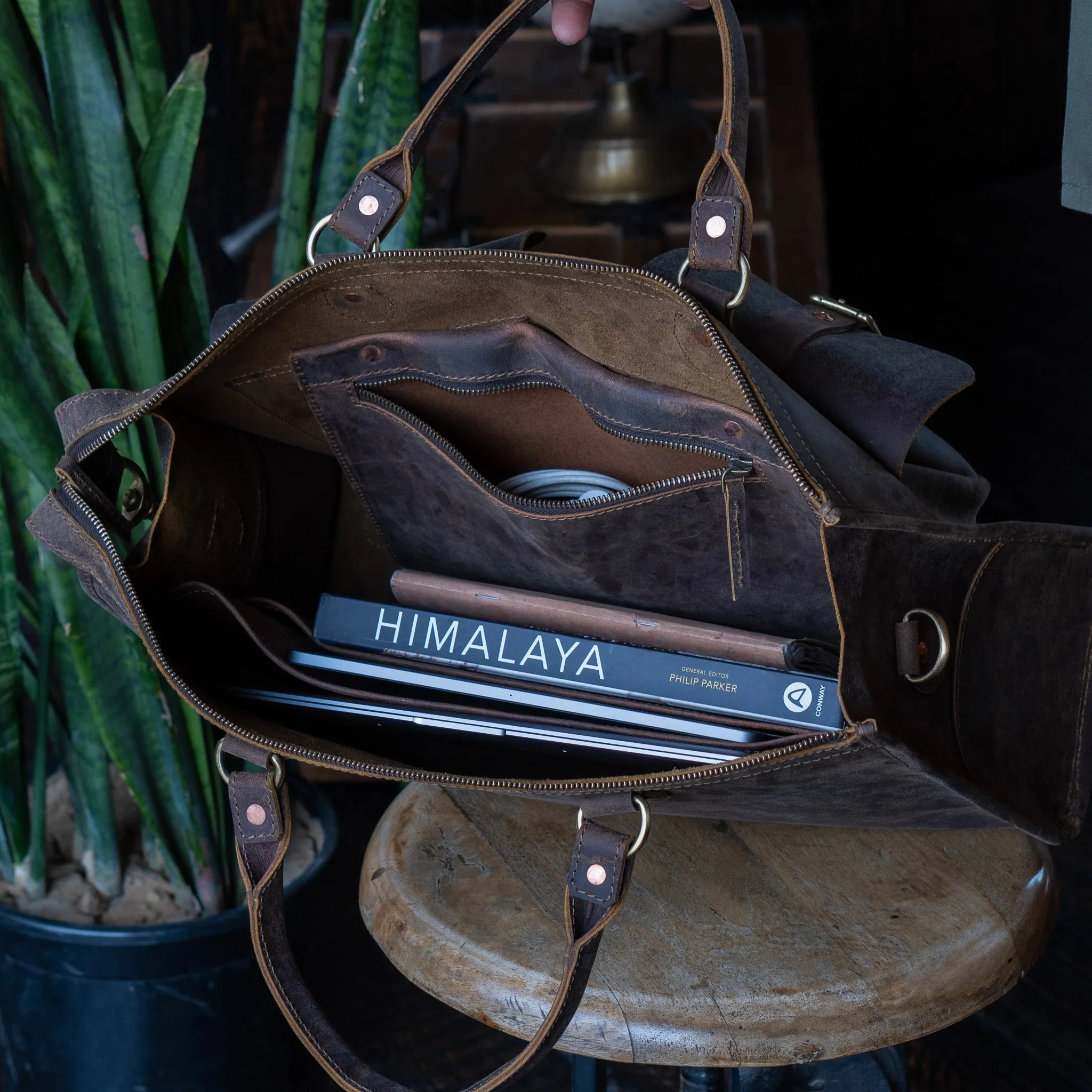 Diplomat Briefcase (Vintage Brown)