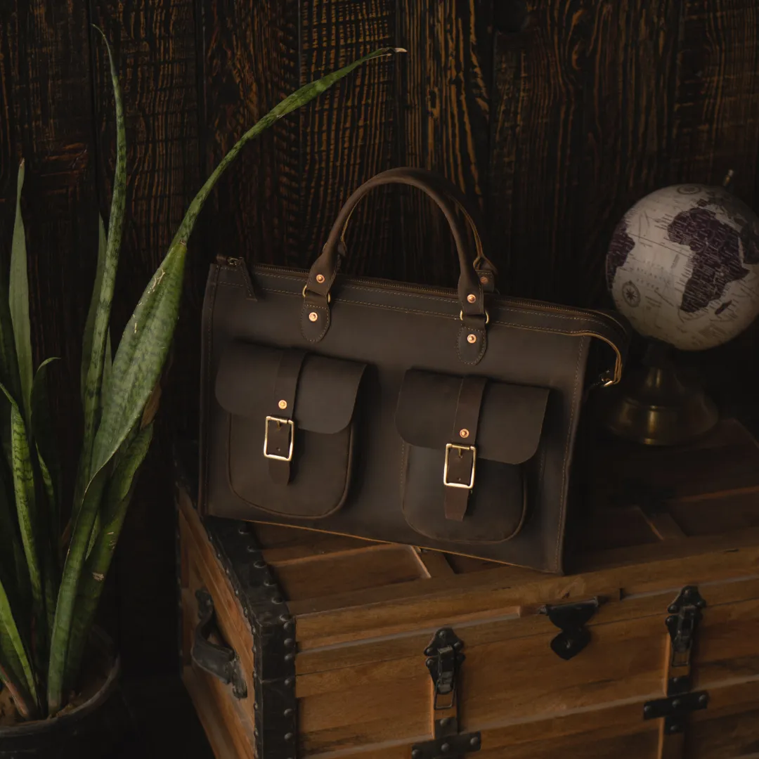 Diplomat Briefcase (Vintage Brown)