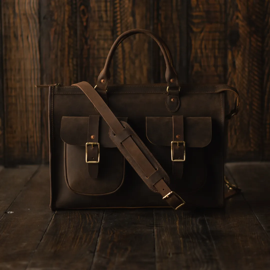 Diplomat Briefcase (Vintage Brown)