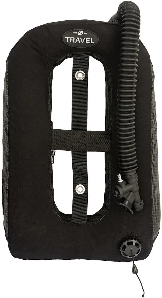 Dive Rite Aircell Travel Wing - Black, 12" Elbow Corrugated Hose