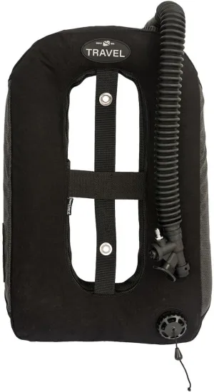 Dive Rite Aircell Travel Wing - Black, 12" Elbow Corrugated Hose