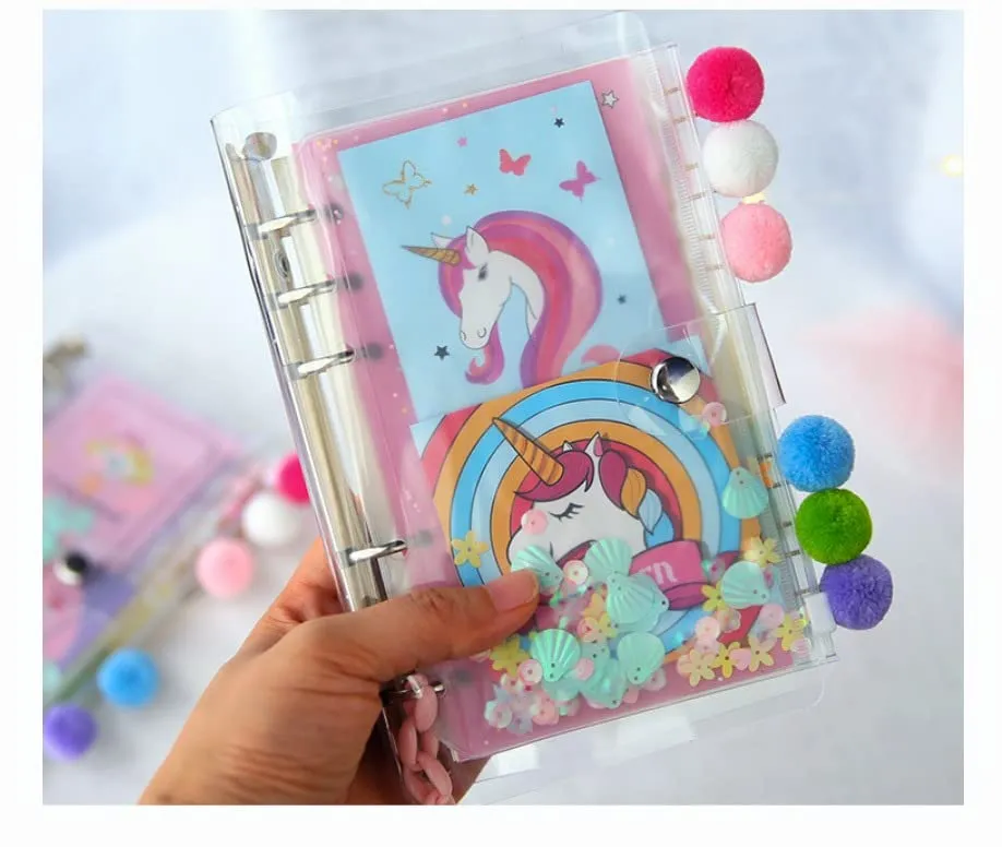 Diy Unicorn kids Diary For Girls -  With Pen