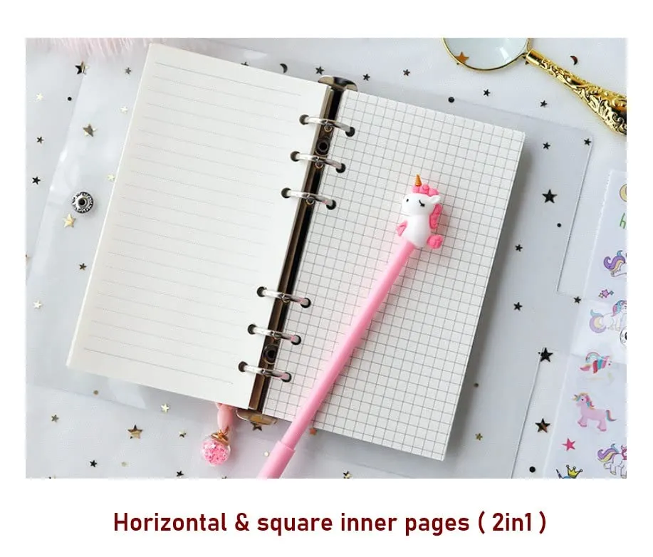 Diy Unicorn kids Diary For Girls -  With Pen