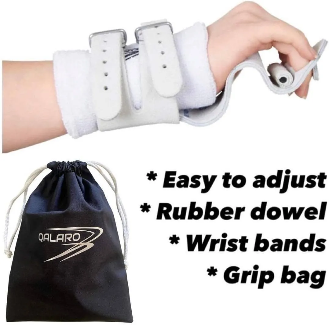 Double Buckle Leather Grips for Girls Gymnastics | Dowel Grips, 4" Wristbands, Grip Bag | Gymnastics Grips for Girls | Youth Bar Grips | Gymnastics Gloves