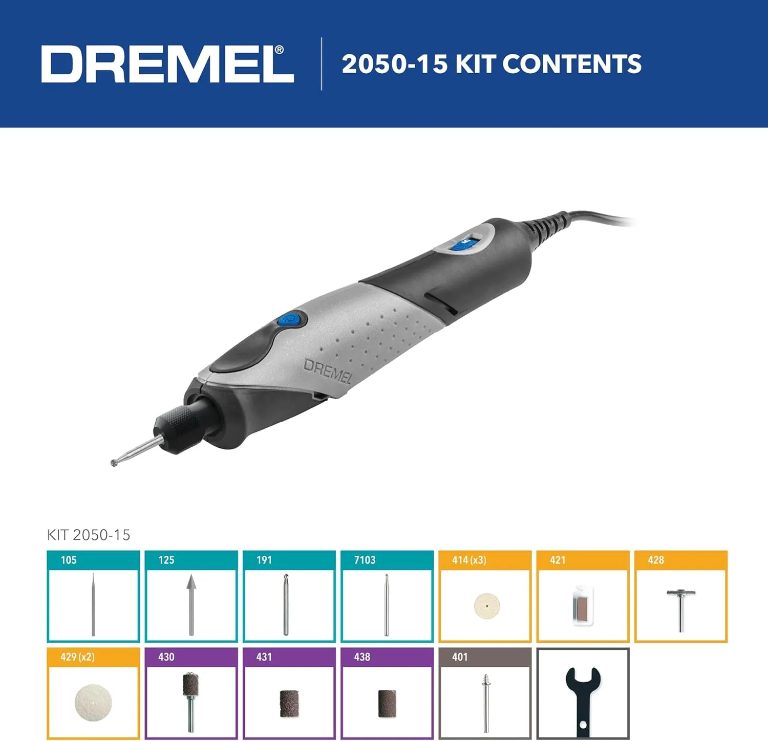 Dremel 2050-15 Stylo  Versatile Craft Rotary Tool, Wood Carving Detail Tool, Perfect for Pumpkin Carving, Glass Etching, Leather Burnishing, Jewelry Making, and Polishing