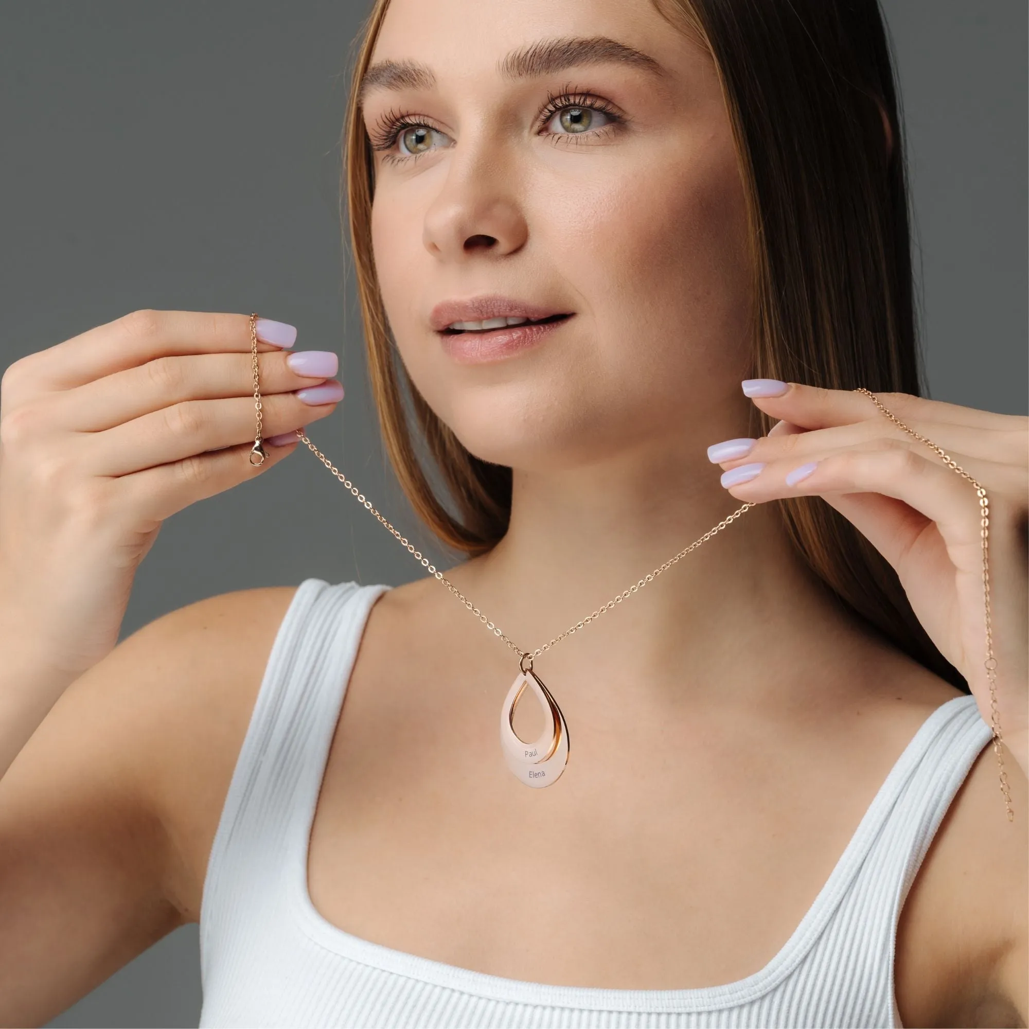 Drop Name Necklace