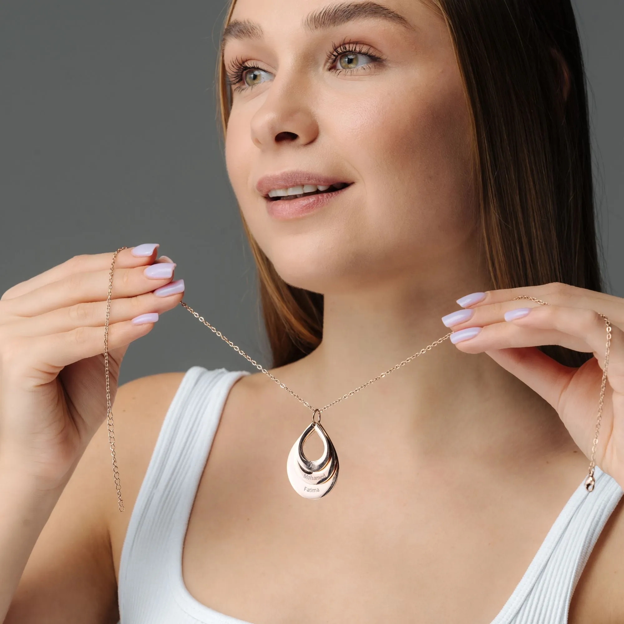 Drop Name Necklace