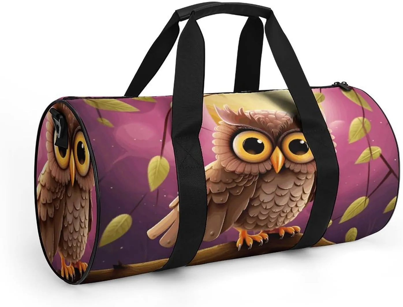 Duffel Bag for Men Women Gym Bag Owl Travel Duffel Bag Waterproof Overnight Bag for Sports Workout