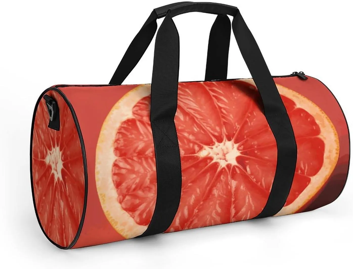 Duffel Bag for Men Women Gym Bag Pink Ripe Grapefruit Slice Travel Duffel Bag Waterproof Overnight Bag for Sports Workout