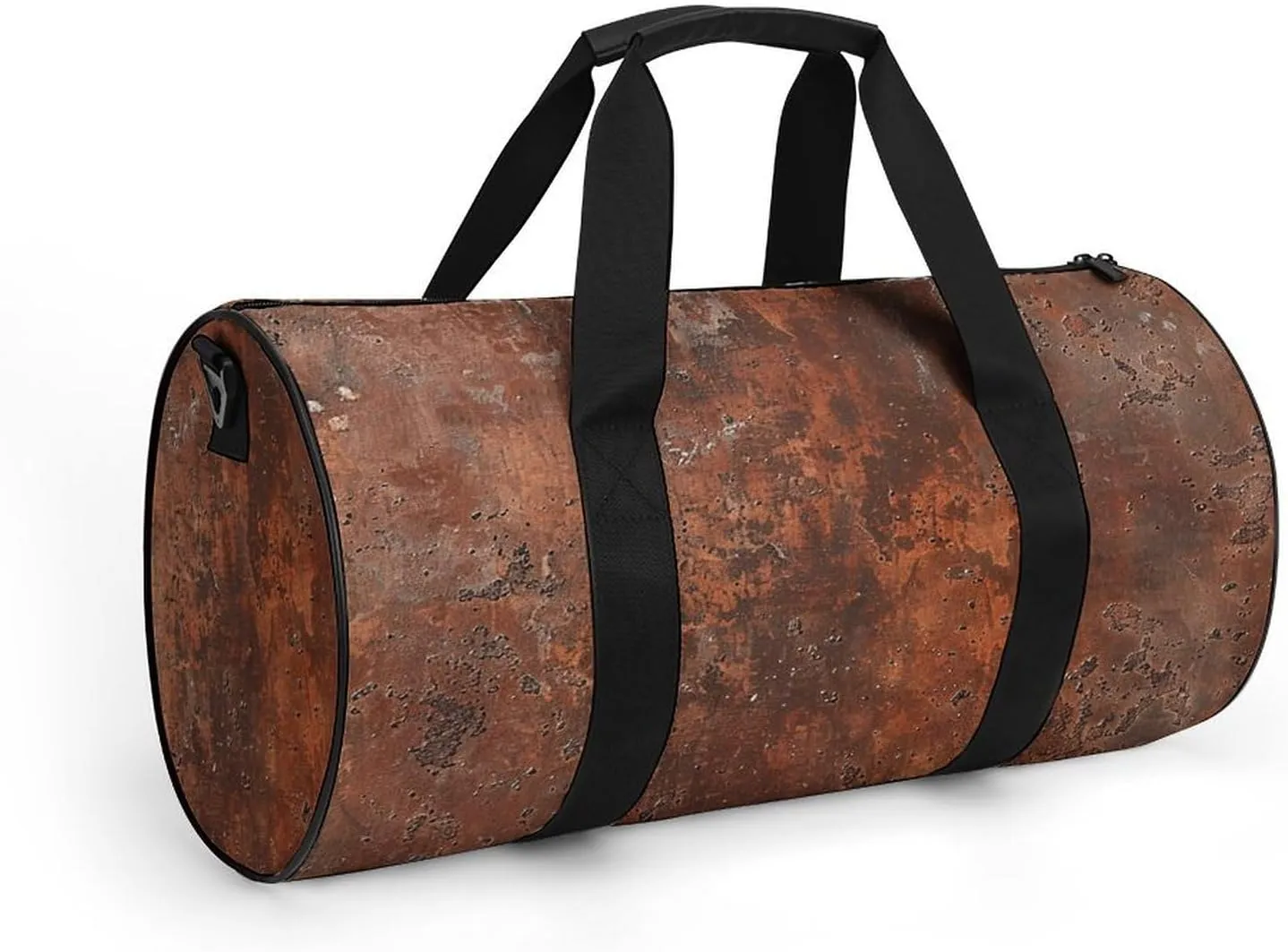 Duffel Bag for Men Women Gym Bag Rusty Metal Texture Travel Duffel Bag Waterproof Overnight Bag for Sports Workout