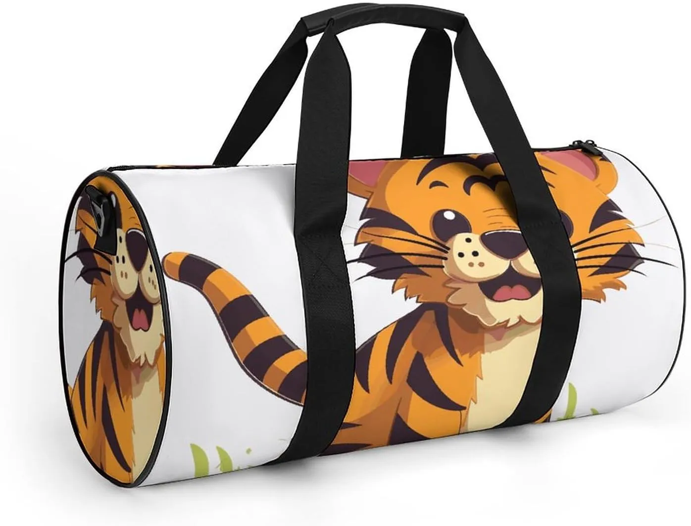 Duffel Bag for Men Women Gym Bag Spotted Tiger Travel Duffel Bag Waterproof Overnight Bag for Sports Workout