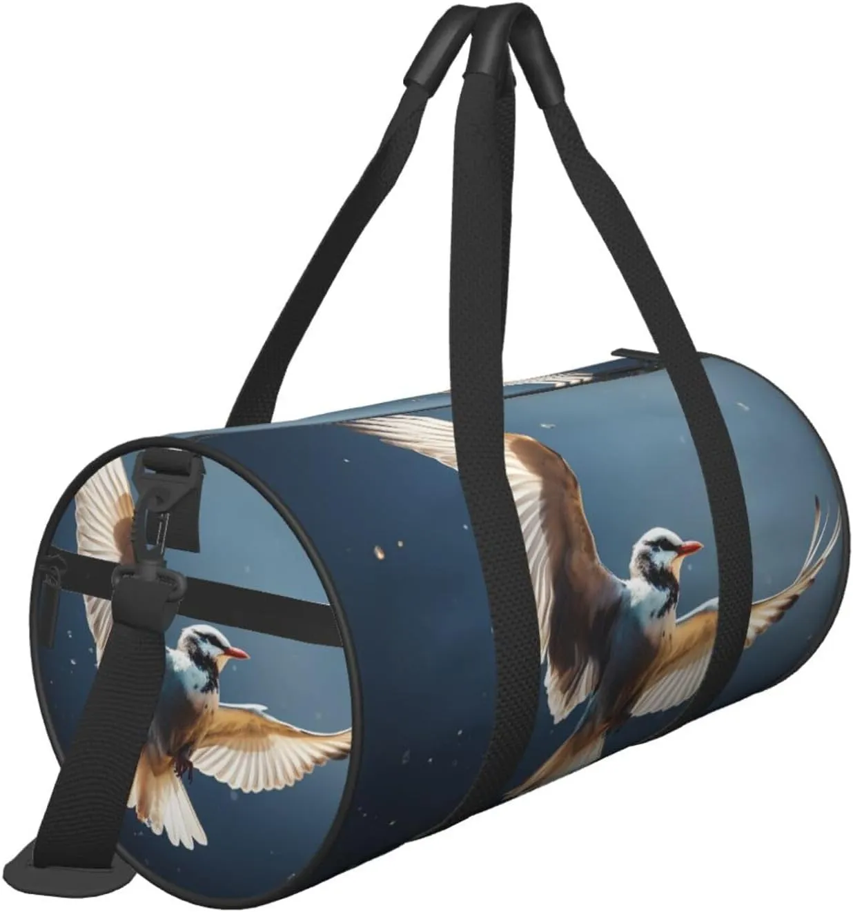 Duffel Bag for Men Women Small Gym Bag Bird migration Travel Duffel Bag Waterproof Overnight Bag for Sports Workout