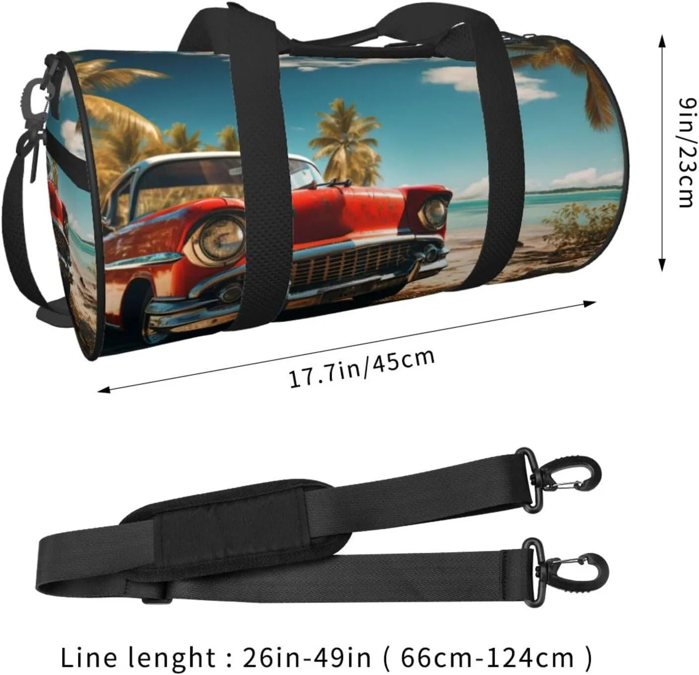 Duffel Bag for Men Women Small Gym Bag Car Beach Travel Duffel Bag Waterproof Overnight Bag for Sports Workout
