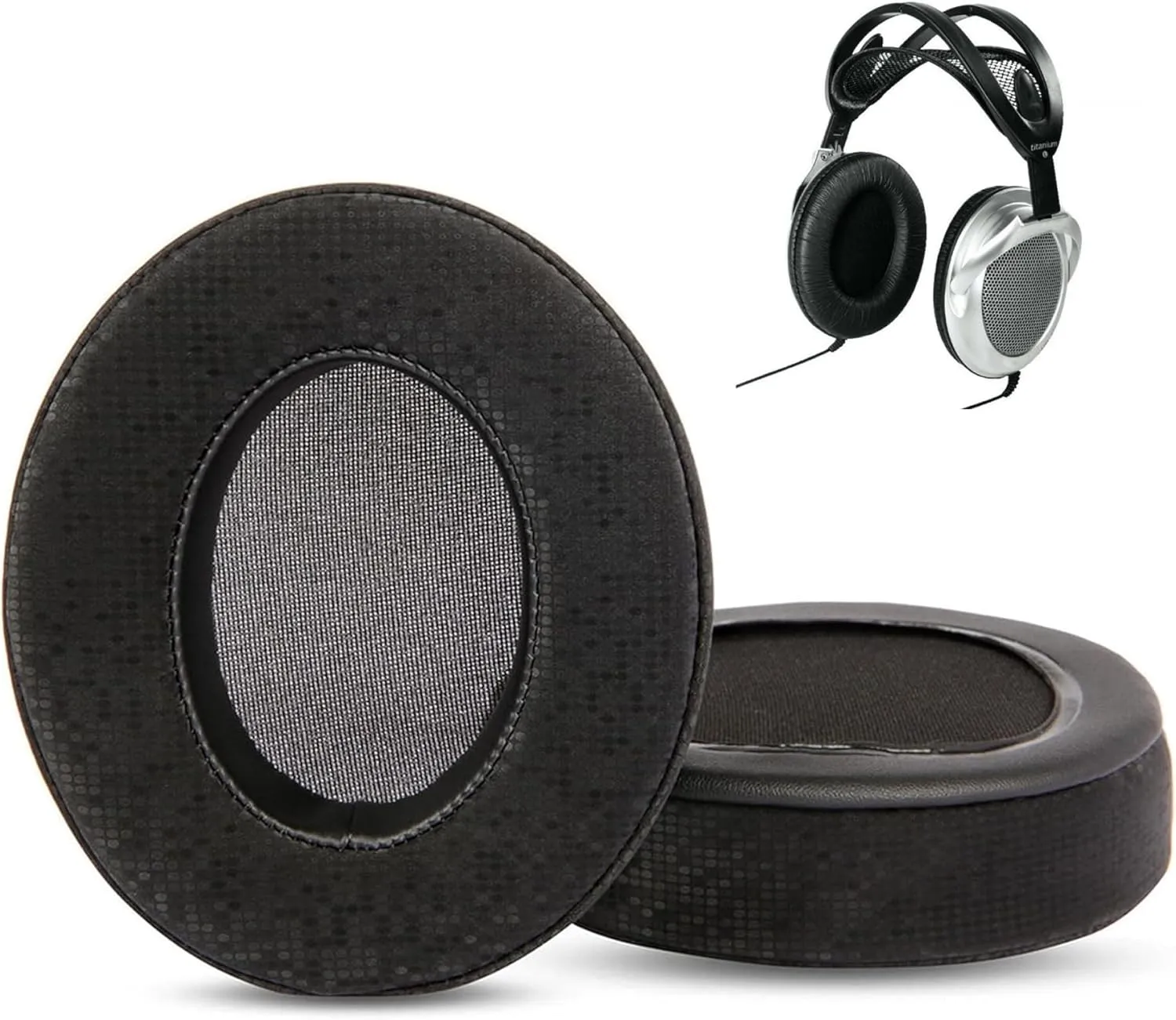 Earpads Replacement Cushion Compatible with Koss SB45 SB49 UR40 PRO 3AA Headsets Ear Pads with Softer Protein Leather/Memory Foam