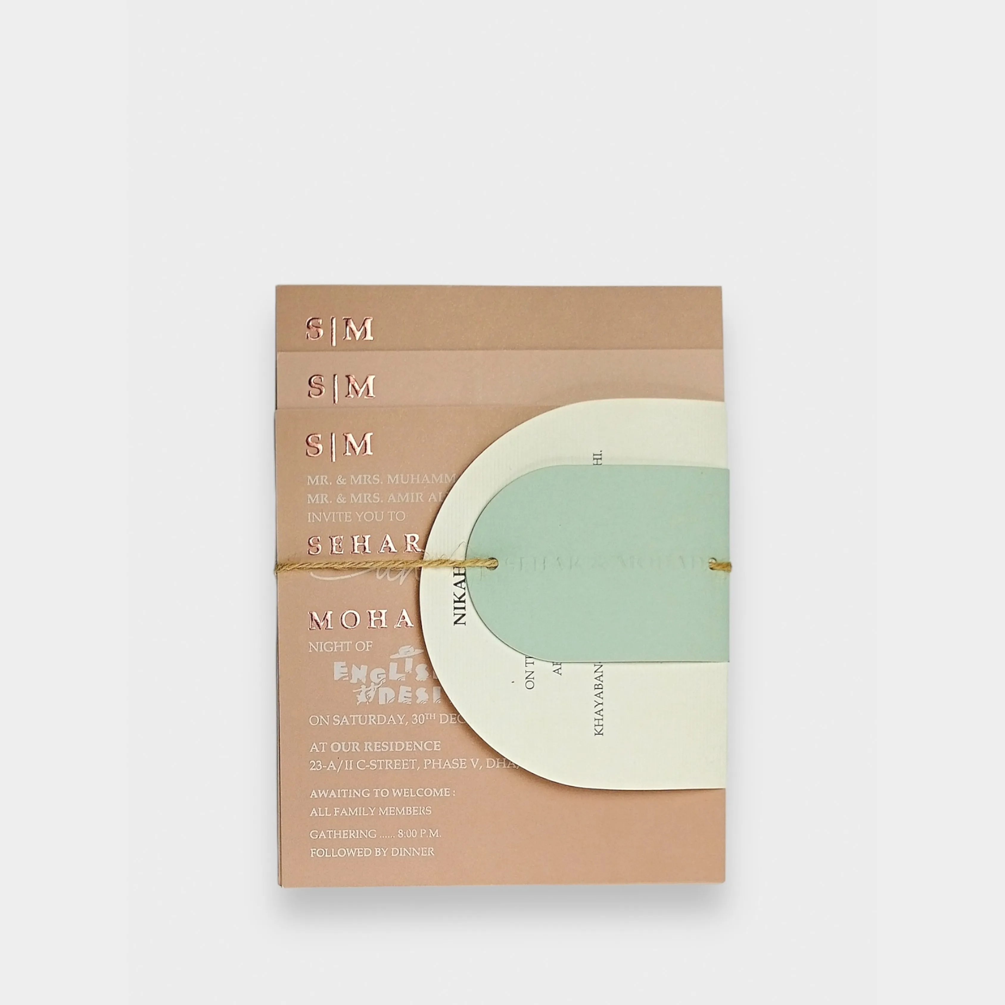 Earthy Elegance Invitation