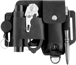 EDC Multitool Sheath for Belt, Premium EDC Pocket Organizer Pouch for Leatherman and Gerber Multitool