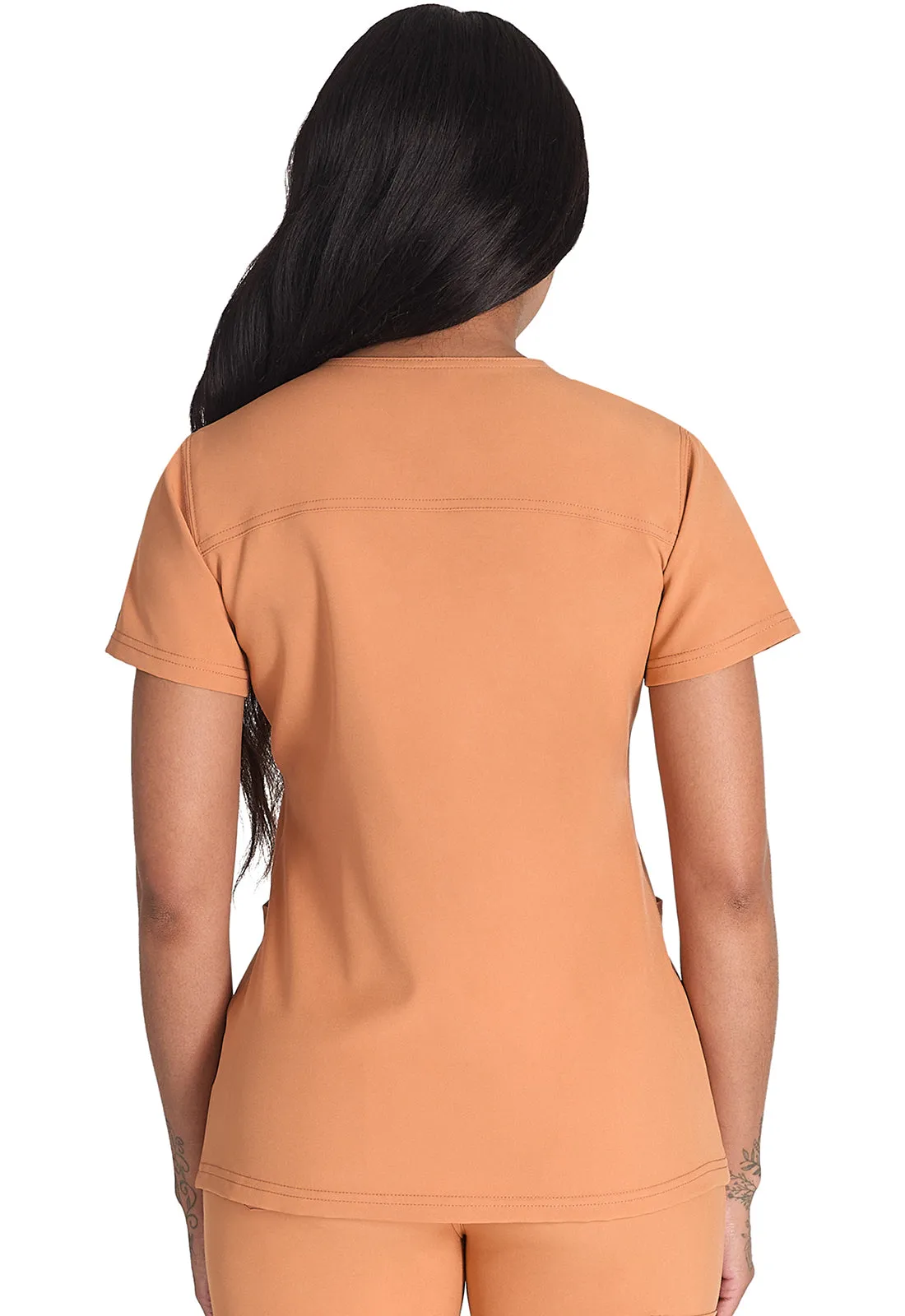 EDS NXT DK678 V-Neck Top Ginger Glow