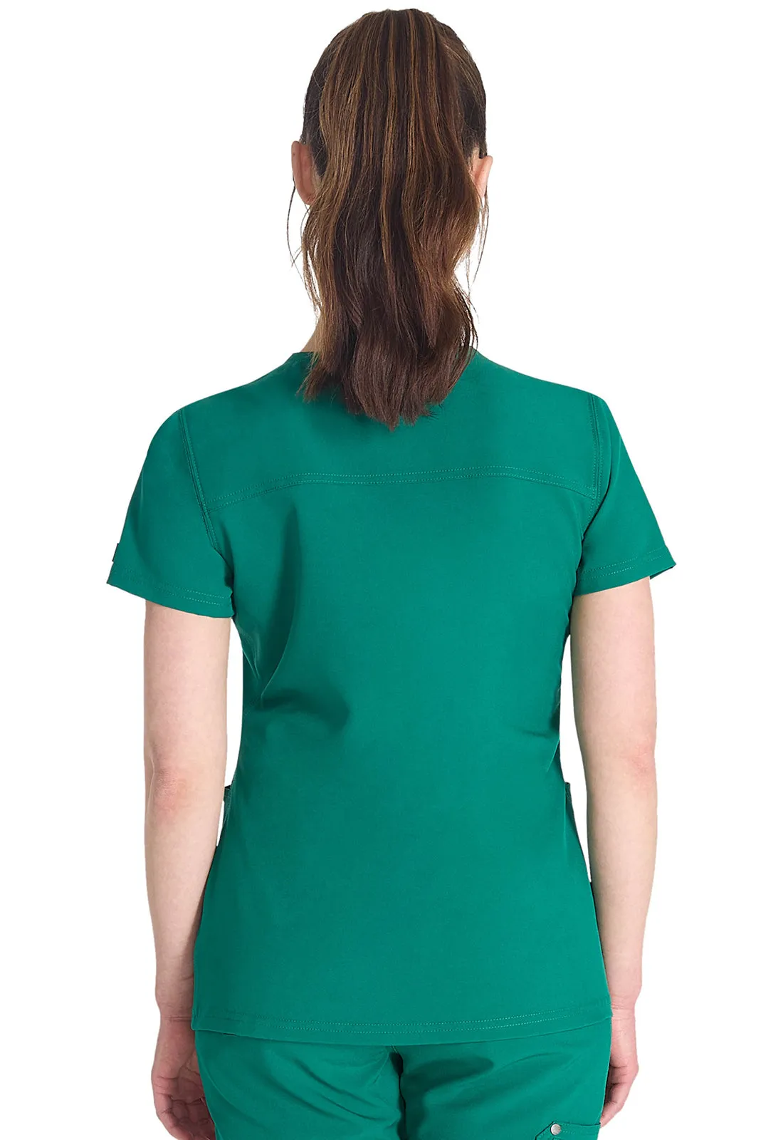 EDS NXT DK678 V-Neck Top Hunter Green