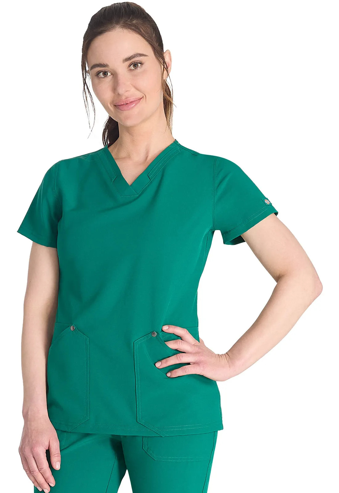 EDS NXT DK678 V-Neck Top Hunter Green