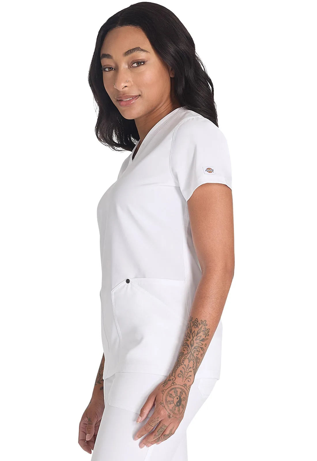 EDS NXT DK678 V-Neck Top White