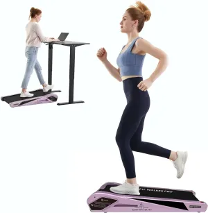 Egofit Walker Pro/Plus Smallest Under Desk Treadmill Walking Pad, Small & Compact Walking Treadmill with Fixed 5% Incline to Fit Desk Perfectly and Home & Office with APP & Remote Control
