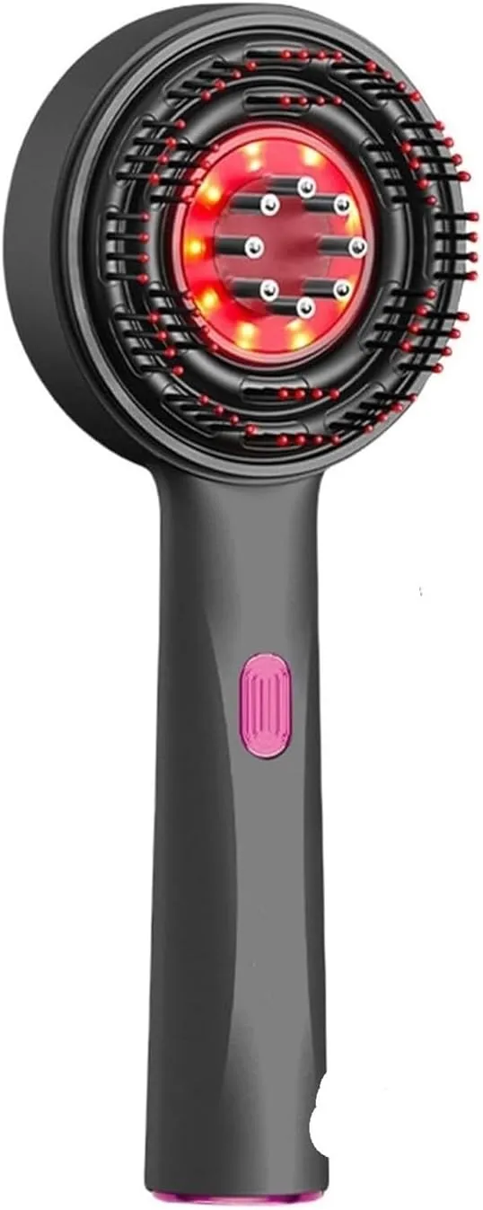 Electric Scalp Massager - 2 in 1 Hair Oil Applicator & Scalp Massaging Brush for Hair Growth Stimulus(Dark Gray Colour)