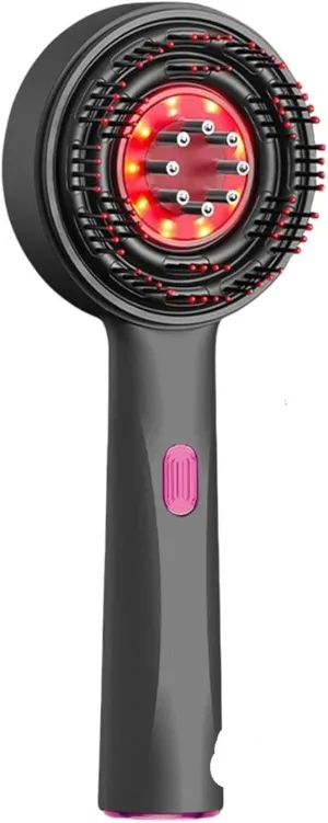 Electric Scalp Massager - 2 in 1 Hair Oil Applicator & Scalp Massaging Brush for Hair Growth Stimulus(Dark Gray Colour)
