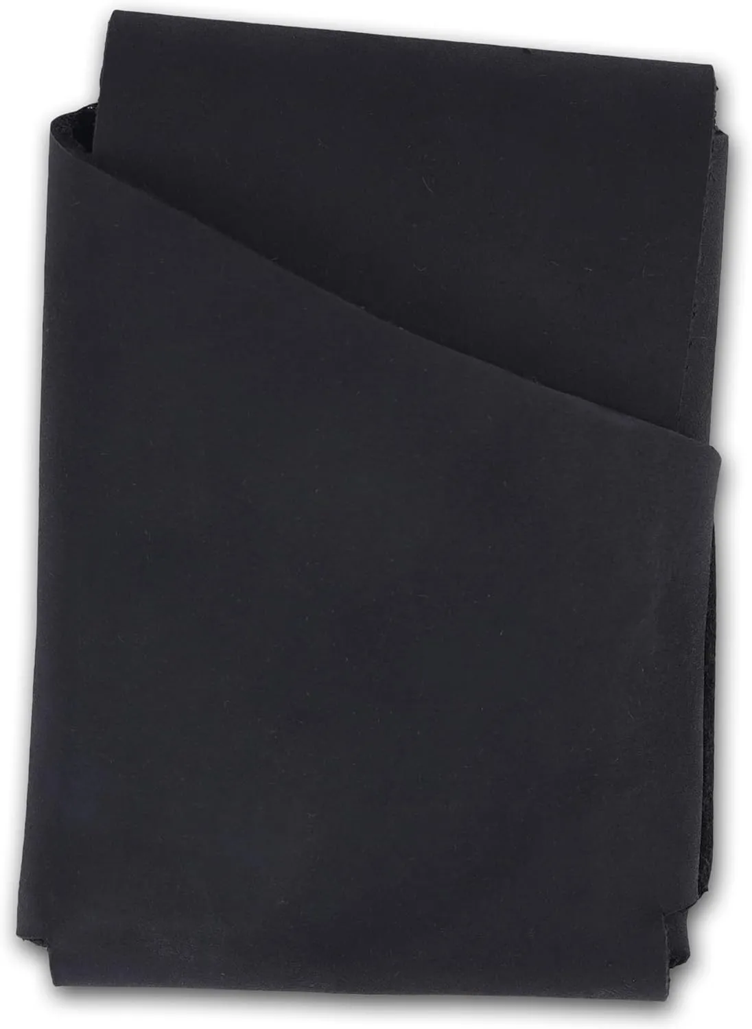 Elegant Full-Grain Leather Playing Card Holder - Handcrafted, Secure Playing Card Case - Ideal for Poker, Bridge - Stylish Travel Accessory (Black)