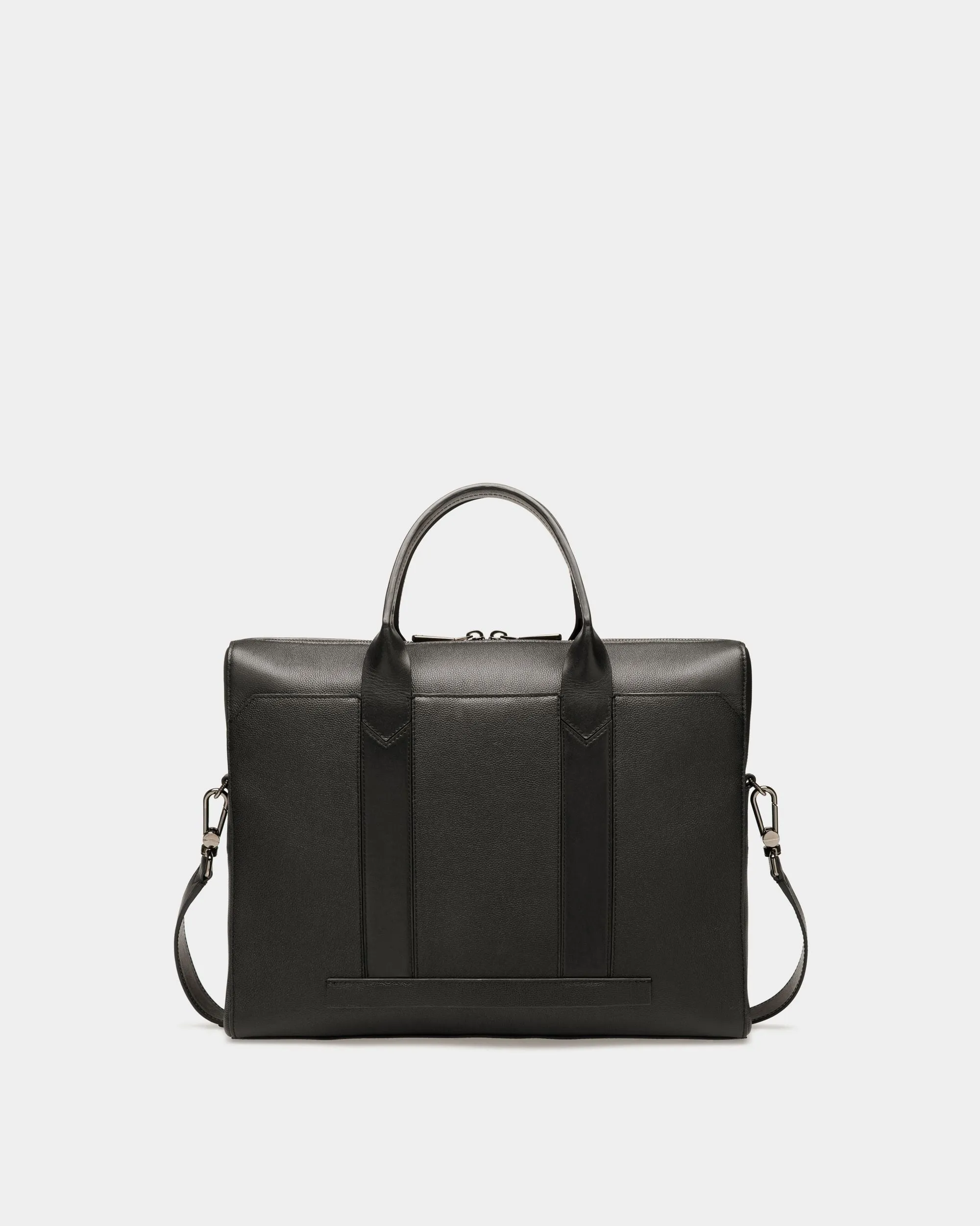 Elter Leather Business Bag In Black