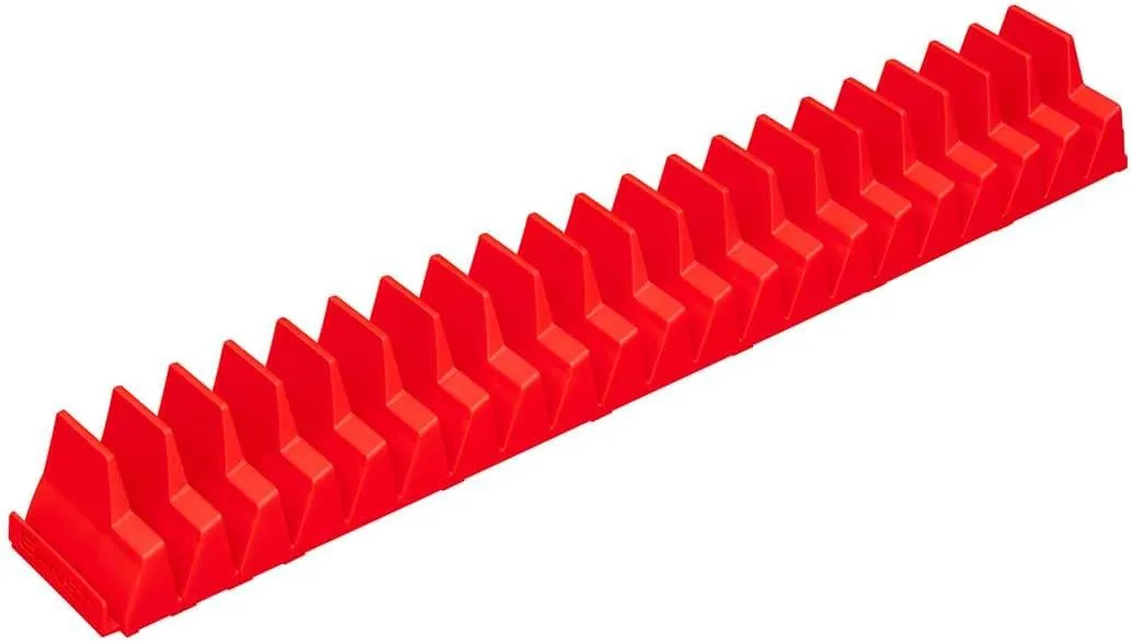 Ernst Manufacturing Wrench Pro - Modular Wrench Organizer for 20 Tools with Magnetic Base (Red) - Made in the USA