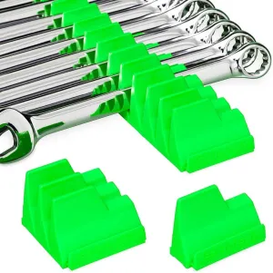 Ernst Manufacturing Wrench Pro - Modular Wrench Organizer for 40 Wrenches (Green) - Made in the USA