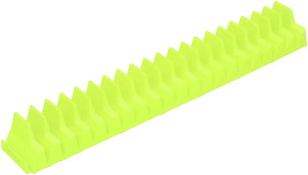 Ernst Manufacturing Wrench Pro Wrench Storage for 20 Wrenches with Anti-Slip Cleats - Hi-Viz - Made in USA