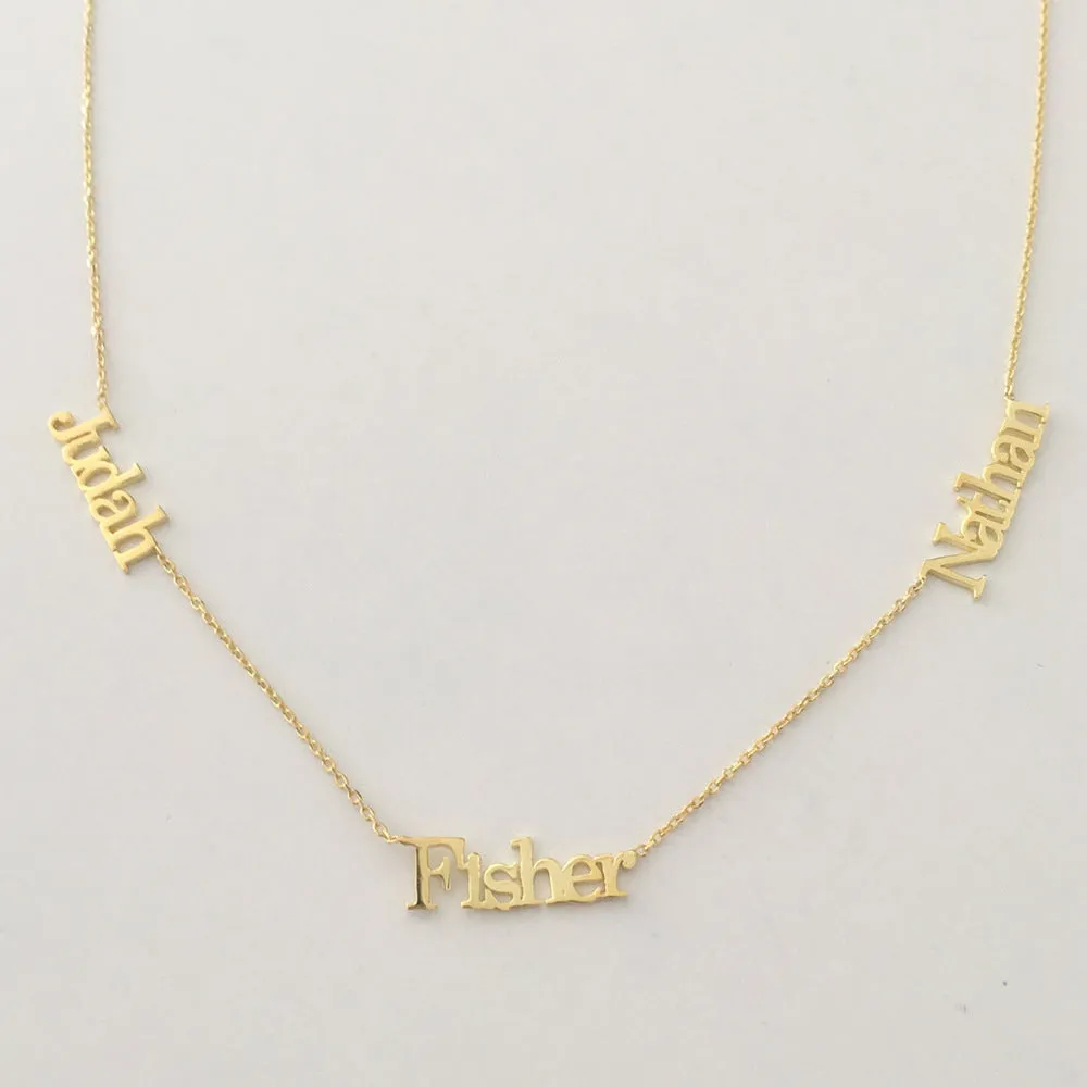 European And American Jewelry Personalized Name Necklace