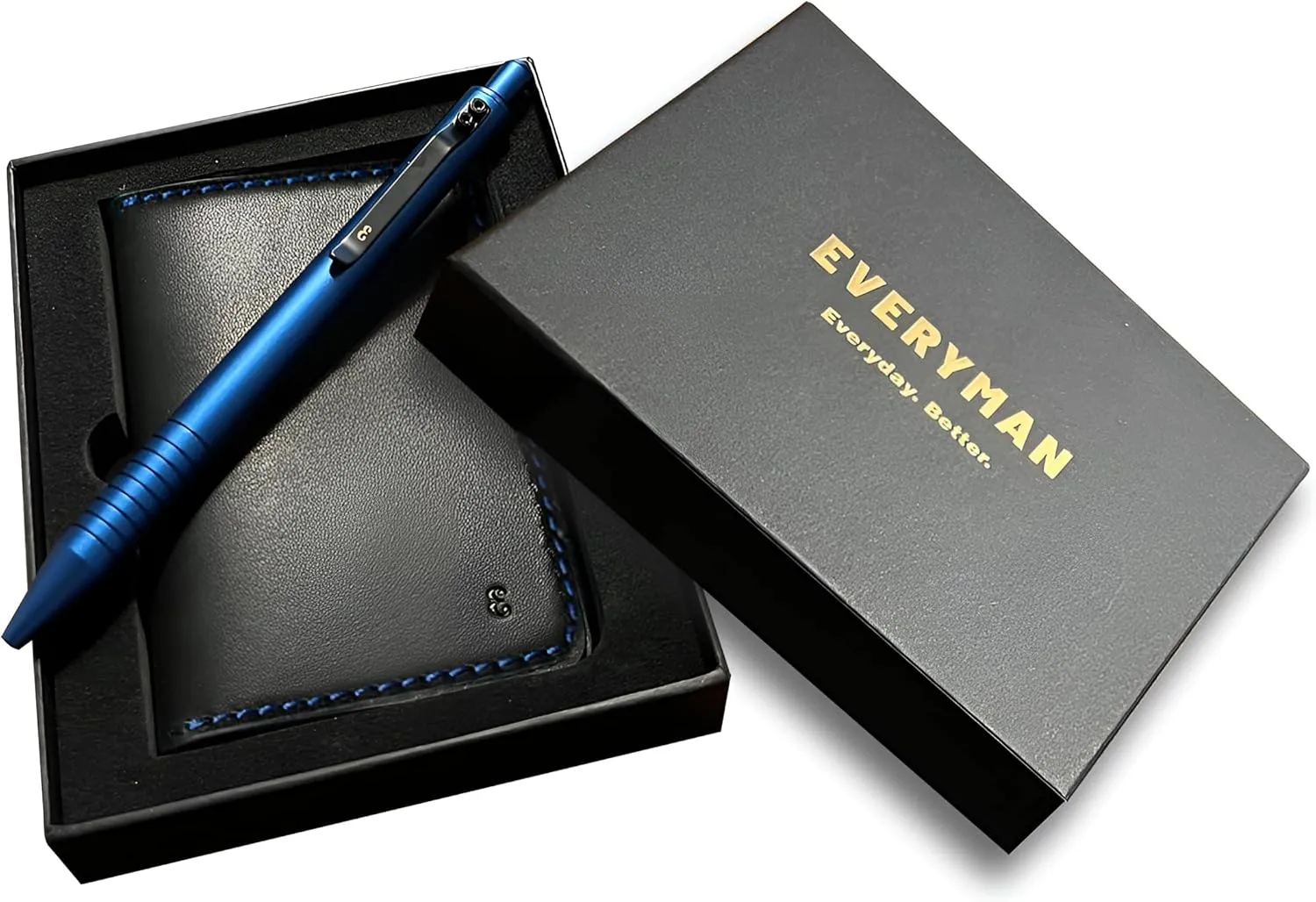 Everyman Holden Card Wallet, Limited Edition Full Grain Leather Slim Wallet for Men