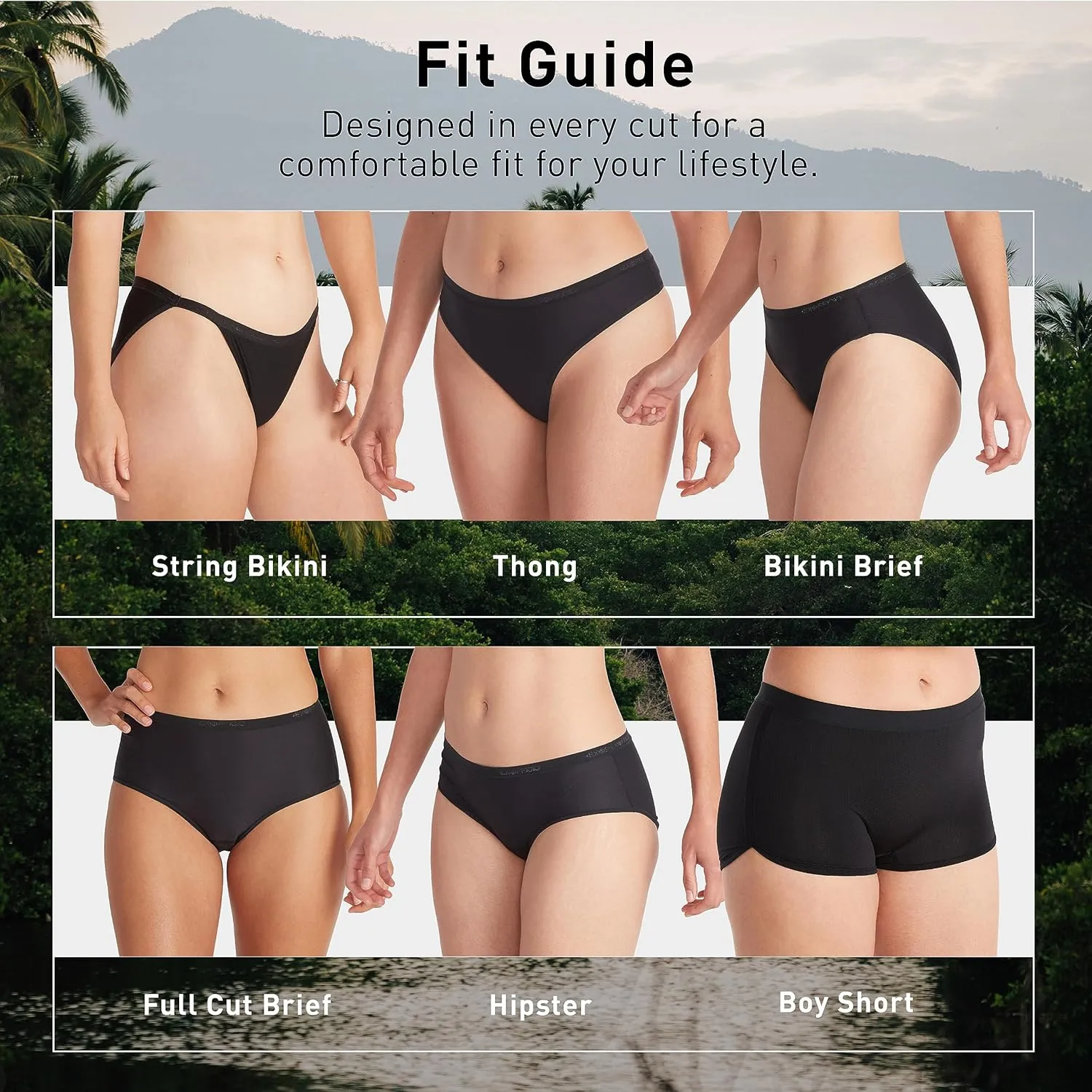 ExOfficio Women's Give-N-Go 2.0 Full Cut Brief - Breathable Durable Easy Care Travel Underwear