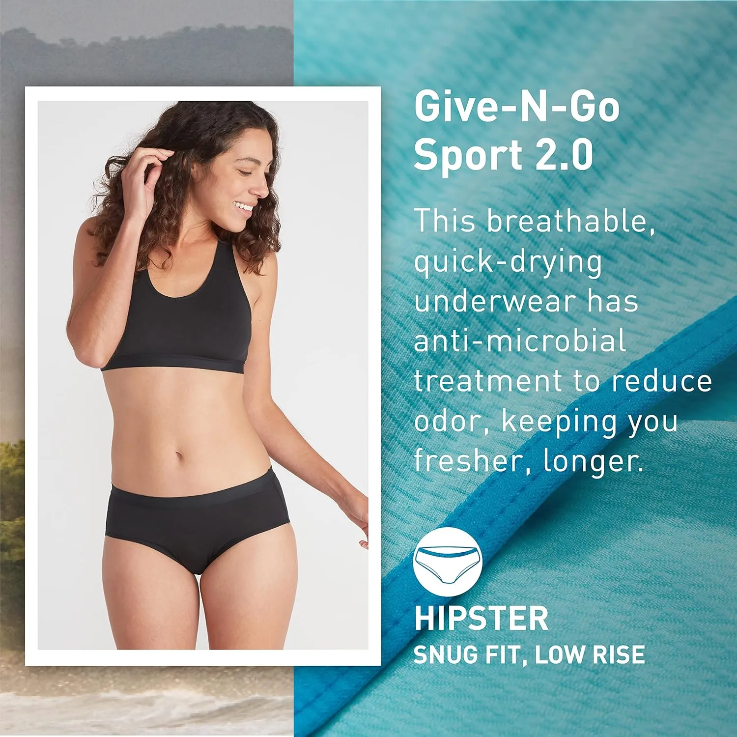 ExOfficio Women's Give-N-Go 2.0 Sport Mesh Bikini Cut Brief