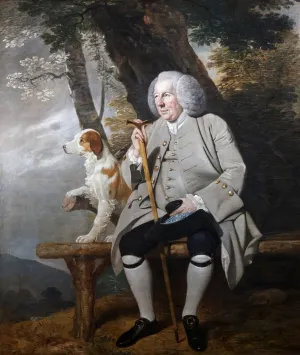 FANBUiHU Famous Photo Paintings Abstract Artwork Andrew Drummond by Johan Joseph Zoffany Posters Prints Art for Office Decor 60x90cm