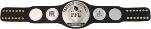 Fantasy Football Belt, Customizable Championship Belt Award Soccer Trophy, Champions League Trophy, Customizable Trophy