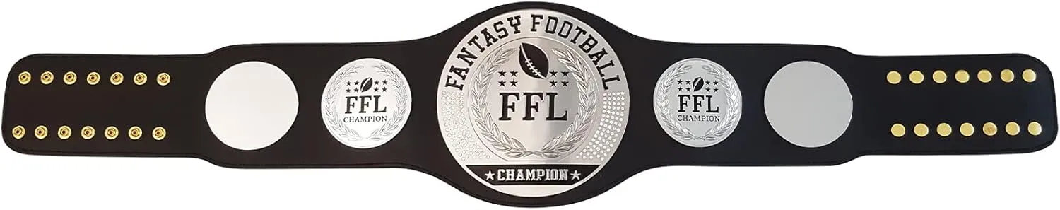 Fantasy Football Belt, Customizable Championship Belt Award Soccer Trophy, Champions League Trophy, Customizable Trophy