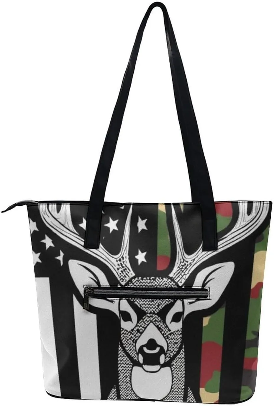 Fashion Leather Tote Bag Travel Work Daily Essentials Handbag Unisex Handbag