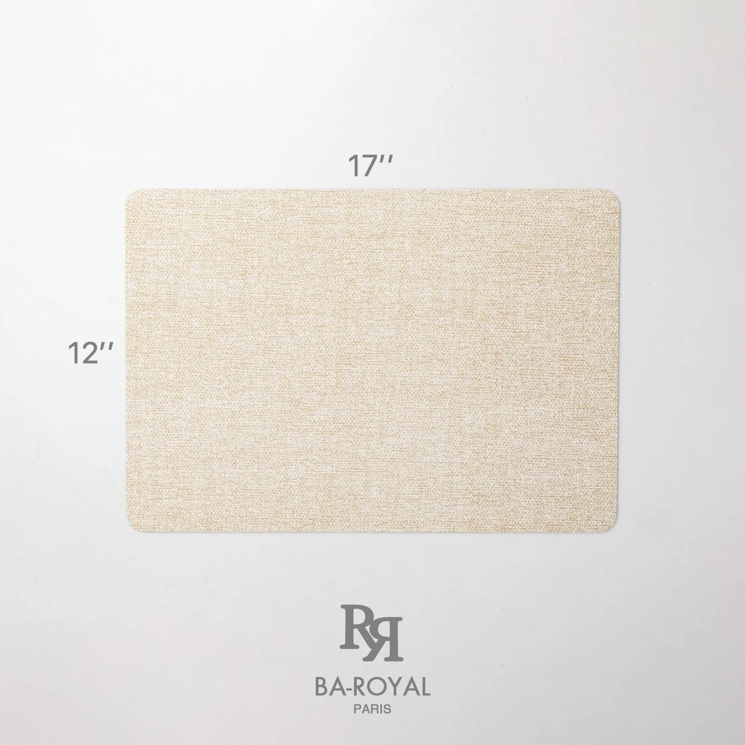 Faux Leather Placemats Set of 8 Vinyl Washable Wipeable Table Mats for Kitchen Dining Table Heat Resistant Waterproof Modern Indoor/Outdoor Placemats Non-Slip Easy Clean Place Mats (Beige)