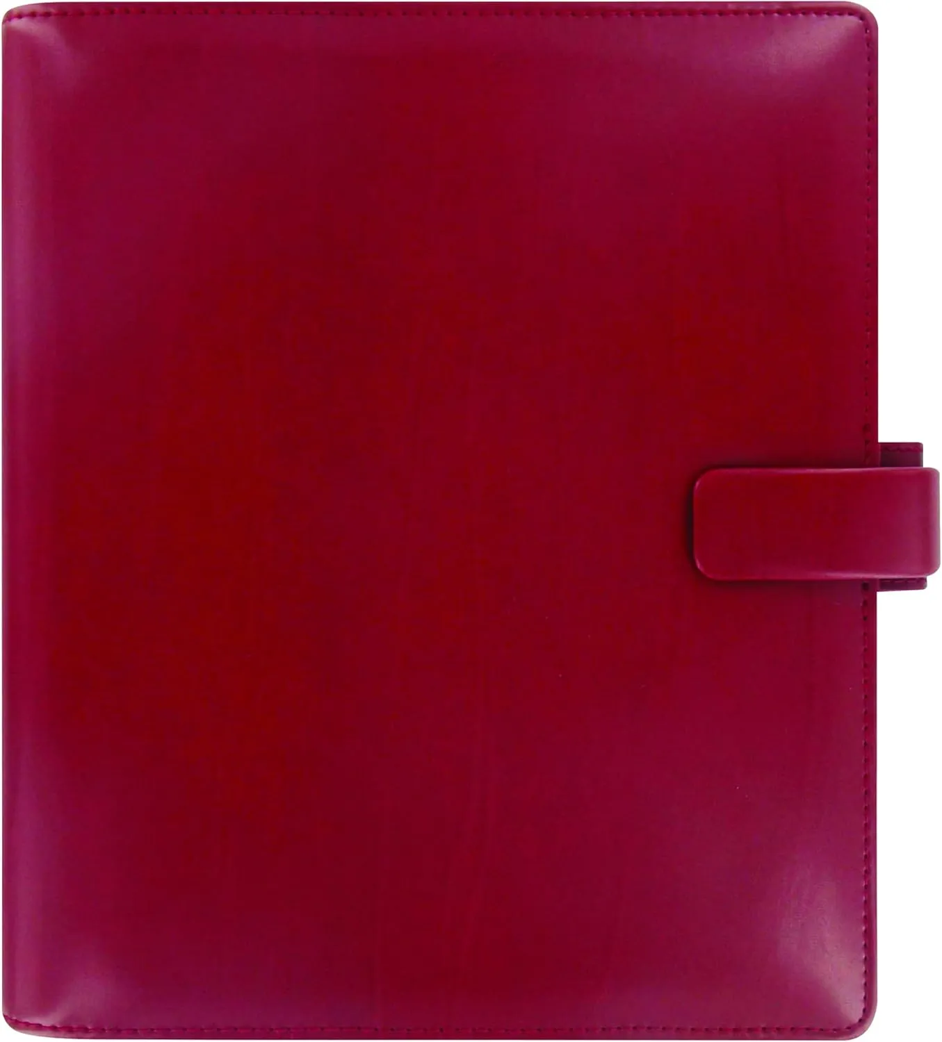 Filofax Metropol Organizer, A5 Size, Red - Leather-Look, Six Rings, Week-to-View Calendar Diary, Multilingual, 2025 (C026972-25)